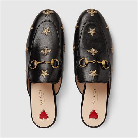 gucci princetown dupe fur|gucci princetown embroidered leather slipper.